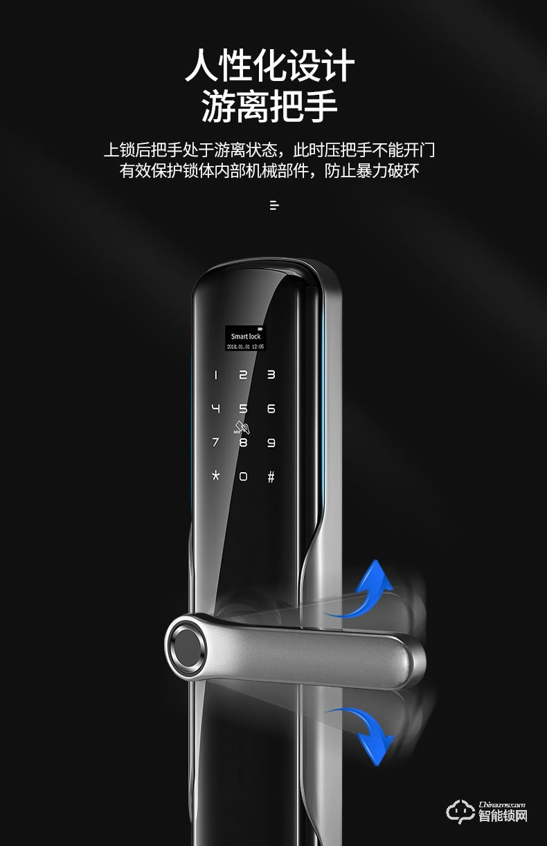 卡內(nèi)締智能鎖  R15家用防盜門智能鎖