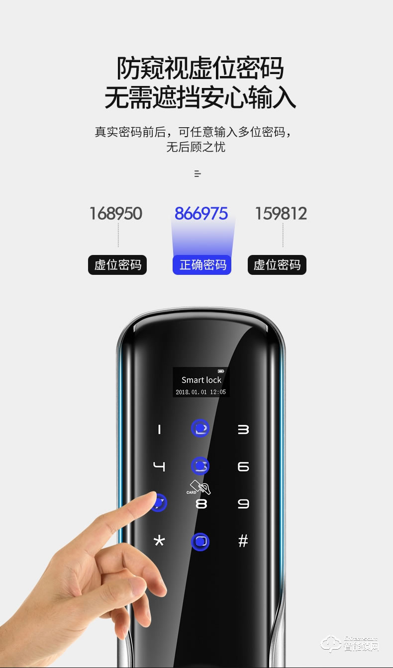 卡內(nèi)締智能鎖  R15家用防盜門智能鎖