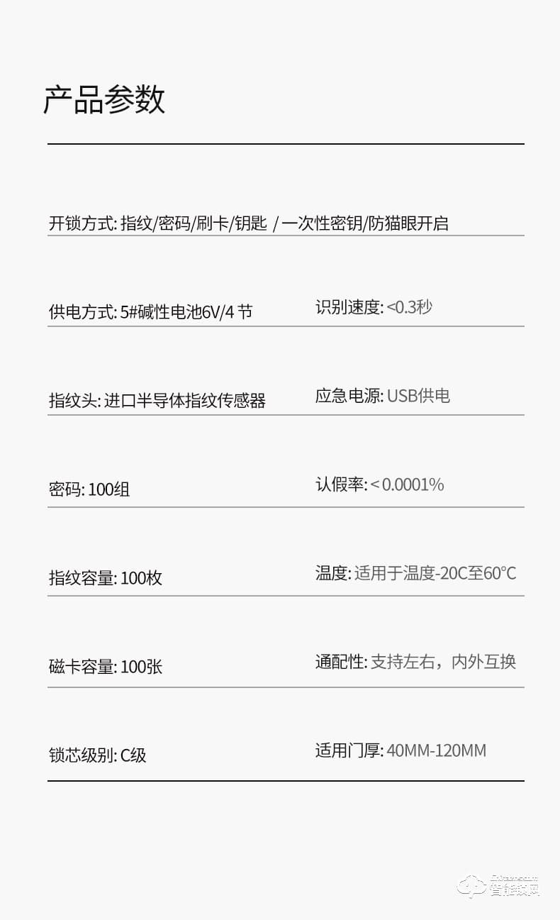 卡內(nèi)締智能鎖  R15家用防盜門智能鎖