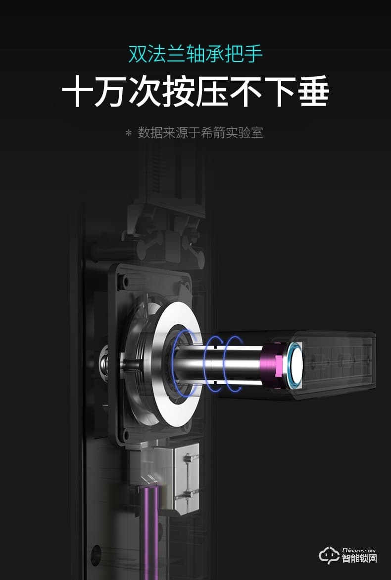 大鵝智能鎖 家用防盜門指紋鎖智能鎖