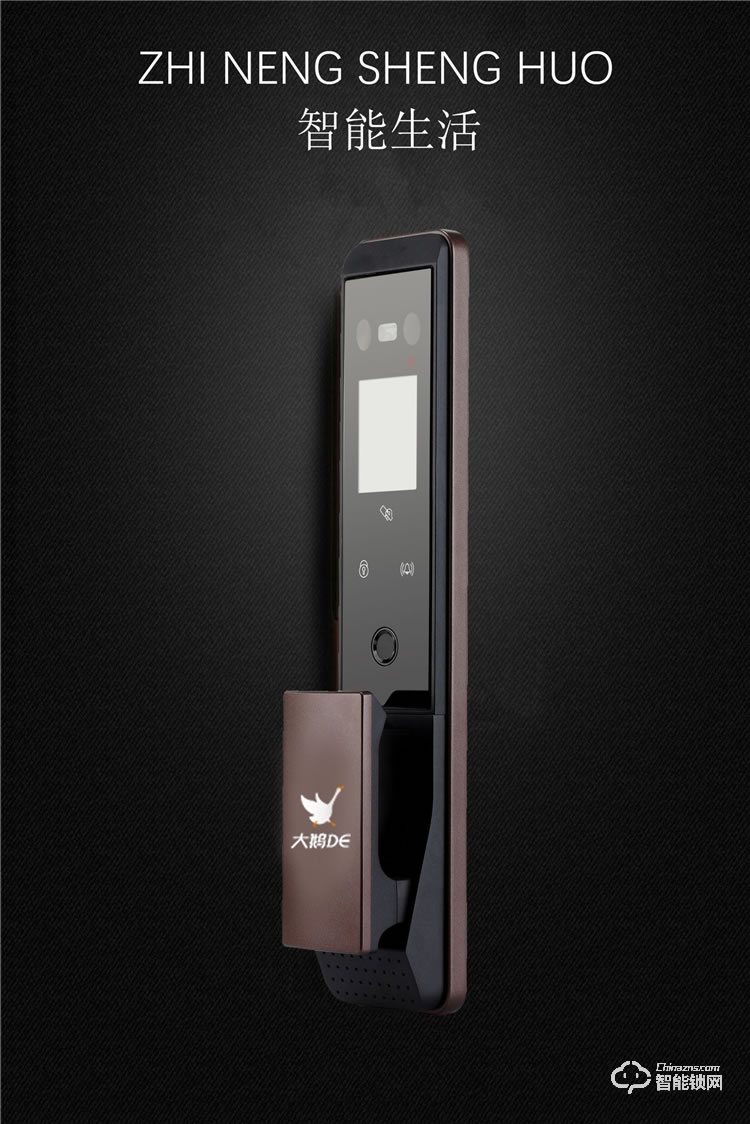 大鵝智能鎖  全自動人臉識別家用智能鎖