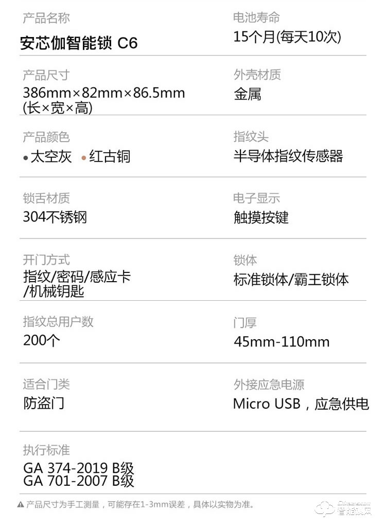 鎖先森C6智能鎖 三防鎖體安全衛家