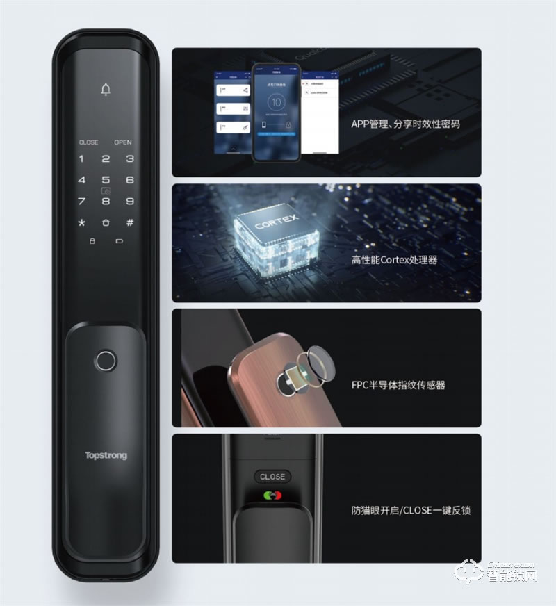 頂固安全智能鎖T3 FPC半導(dǎo)體指紋傳感器