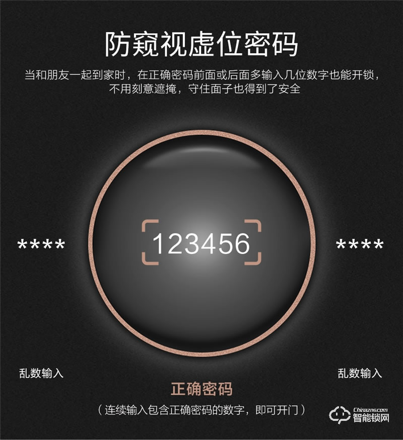 洛克曼G12智能鎖3D人臉識別 航空鋁合金材質(zhì)