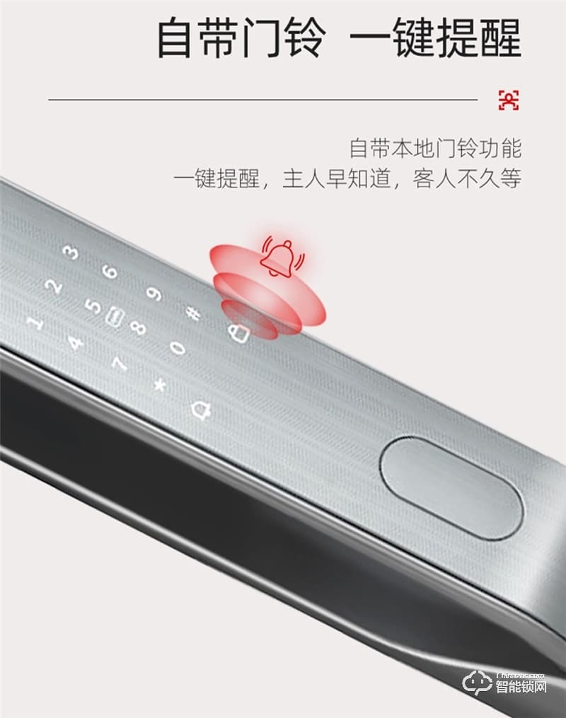 洛克曼S15-2智能鎖3D人臉識(shí)別 手機(jī)APP遠(yuǎn)程抓拍
