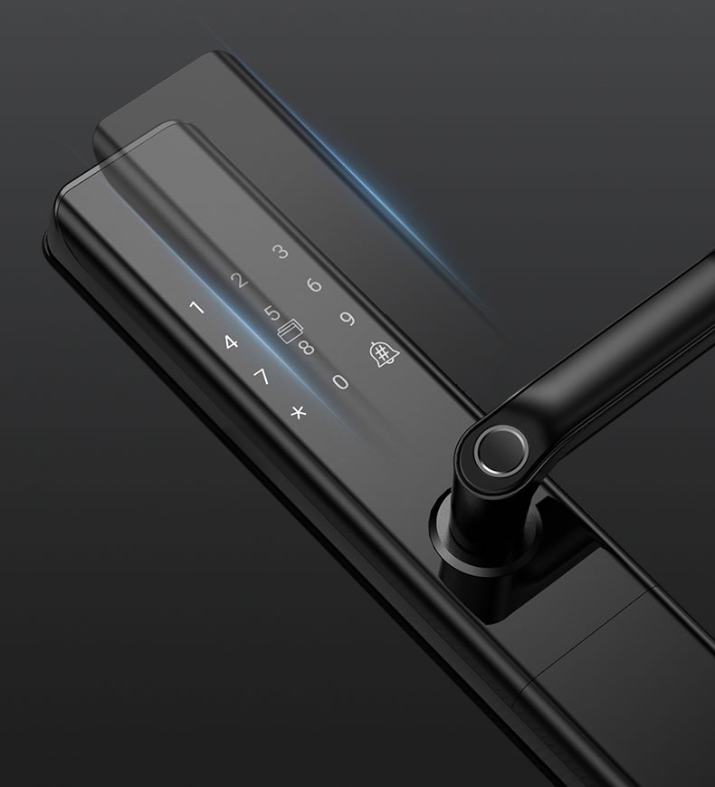 海爾智智能28E指紋鎖家用防盜門密碼鎖28E