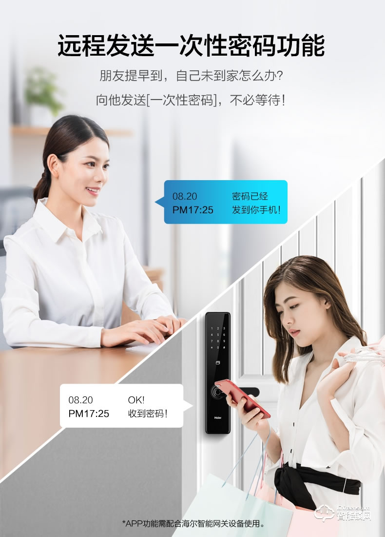 海爾20E智能鎖 2.5D高強(qiáng)度鋼化屏