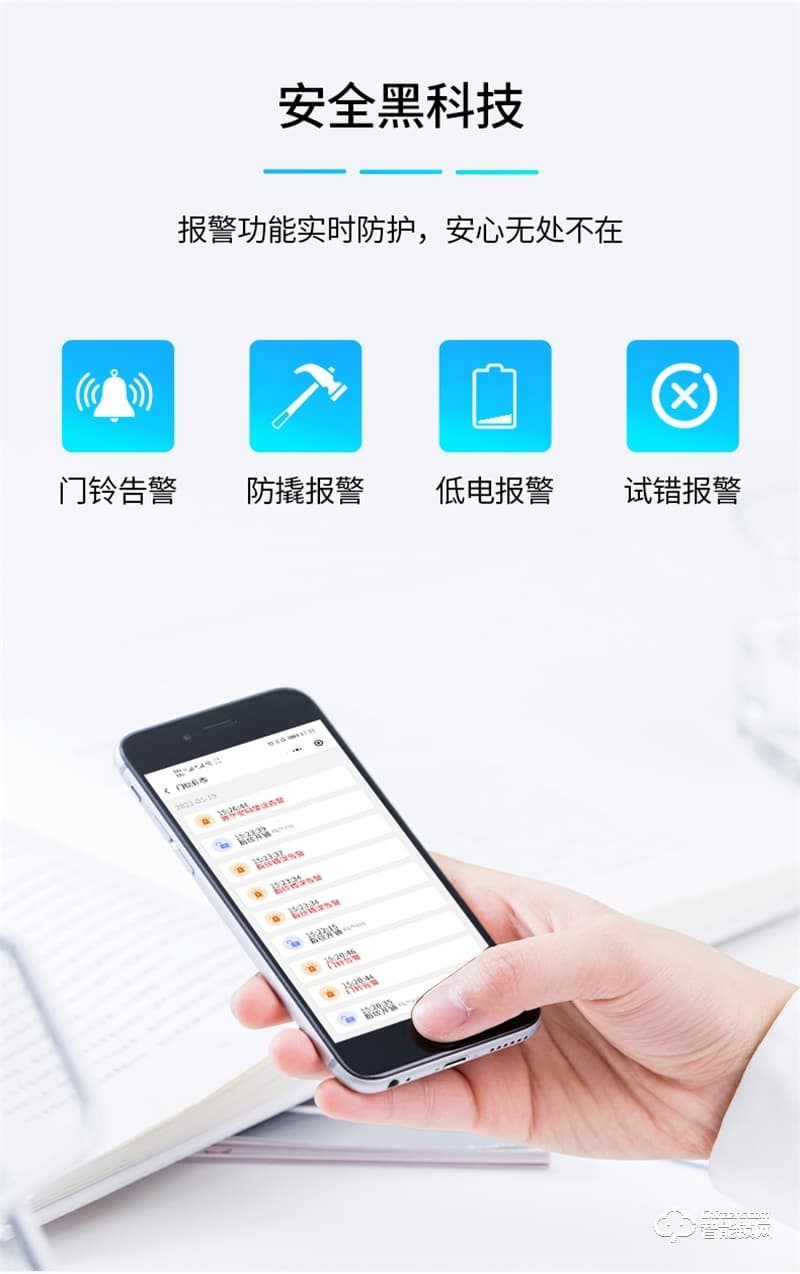 石將軍指紋鎖S3H 家用防盜門密碼鎖支持HUAWEI HiLink