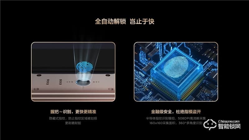 TCL全自動大屏貓眼鎖T9 密碼鎖電子鎖C級鎖芯遠程開鎖