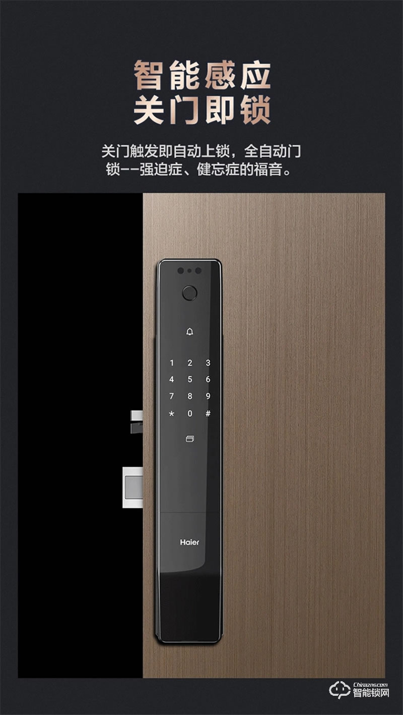 海爾智能鎖S31 家用防盜門十大品牌智能鎖