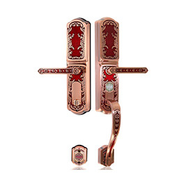 玉蛟龍指紋鎖 智能別墅鎖智能化的觸摸鍵盤、玉蛟龍密碼感應門鎖系列