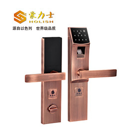豪力士指紋鎖 D3310F家用防盜門智能鎖大門鎖電子鎖手機APP感應鎖密碼鎖