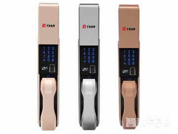 福安全自動智能鎖 家用推拉密碼指紋鎖