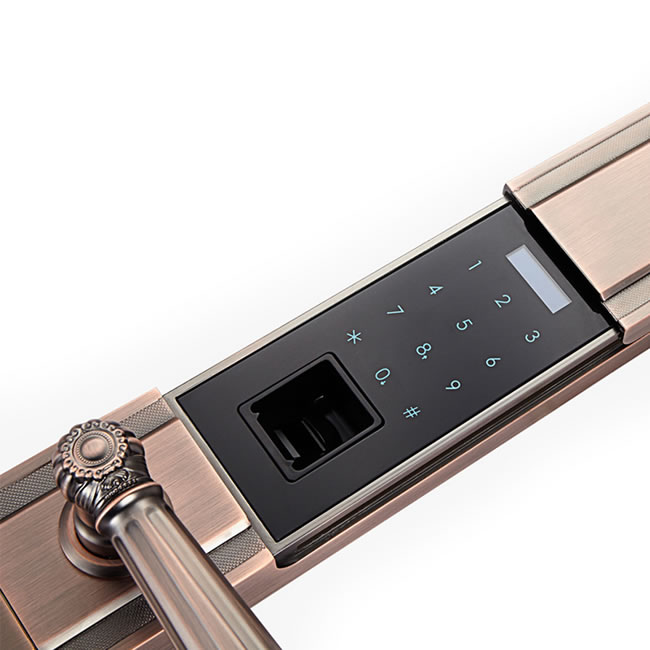 因特智能鎖 Y6100別墅鎖雙開門電子鎖