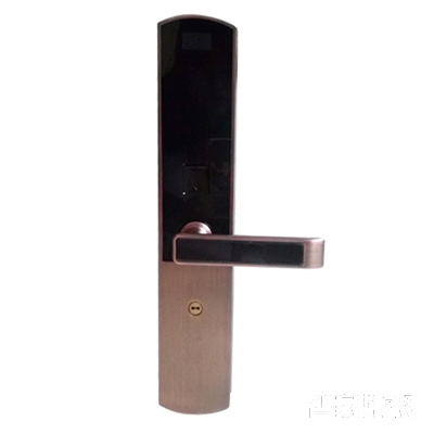 全民拼色指紋智能電子鎖 游離把手 防撬報警鎖