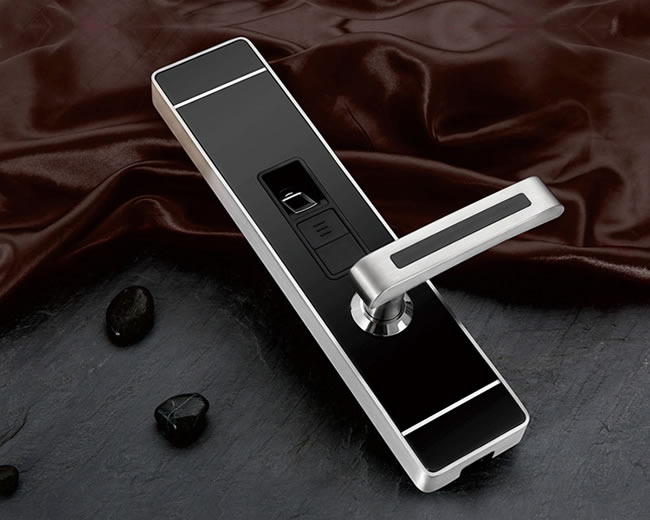 佳悅鑫指紋密碼鎖 家用防盜門大門鎖刷卡磁卡鎖門禁鎖