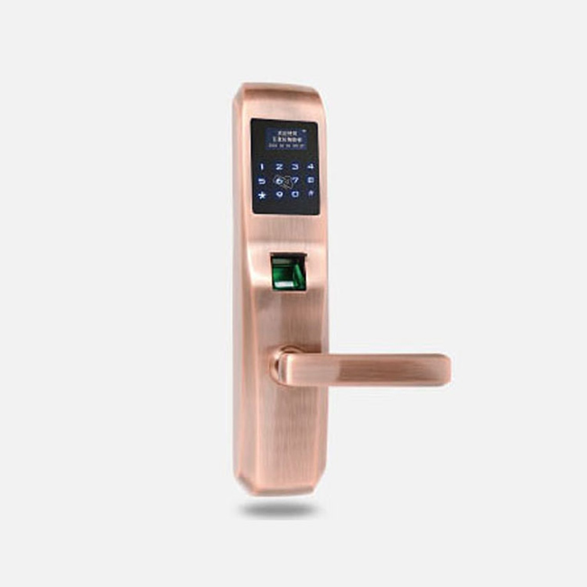 百意倫復(fù)古系列指紋密碼鎖 防貓眼智能鎖