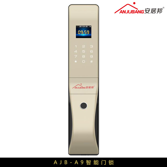 安居邦電子感應(yīng)門鎖 半導(dǎo)體指紋鎖AJB-A9