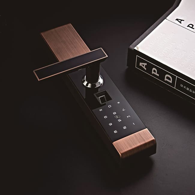 艾瑞斯智能鎖 家用直板指紋密碼鎖 防盜刷卡鎖