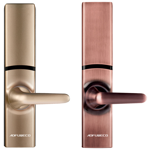 奧弗微科智能鎖 滑蓋指紋密碼鎖 鋅合金防盜門(mén)鎖