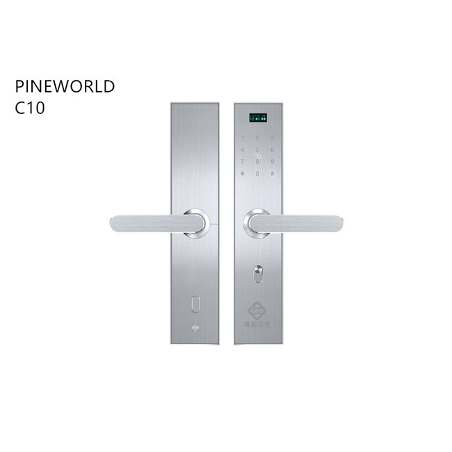 青松沃德智能鎖 家用指紋密碼鎖 直板防盜門鎖
