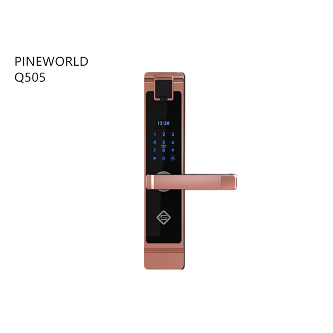 青松沃德智能鎖 家用直板指紋鎖 防盜門電子密碼鎖