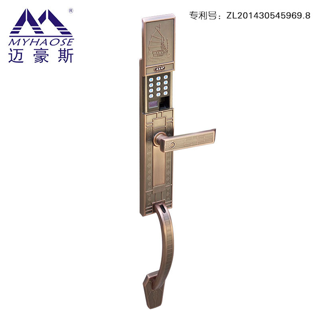 創(chuàng)恒安科智能鎖 鋅合金指紋密碼鎖 防盜門智能鎖