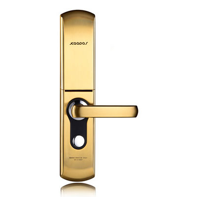 君豪智能鎖 滑蓋指紋鎖 家用防盜密碼刷卡鎖