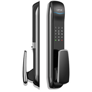 樂柚智能鎖 推拉式指紋鎖 家用防盜門木門智能鎖