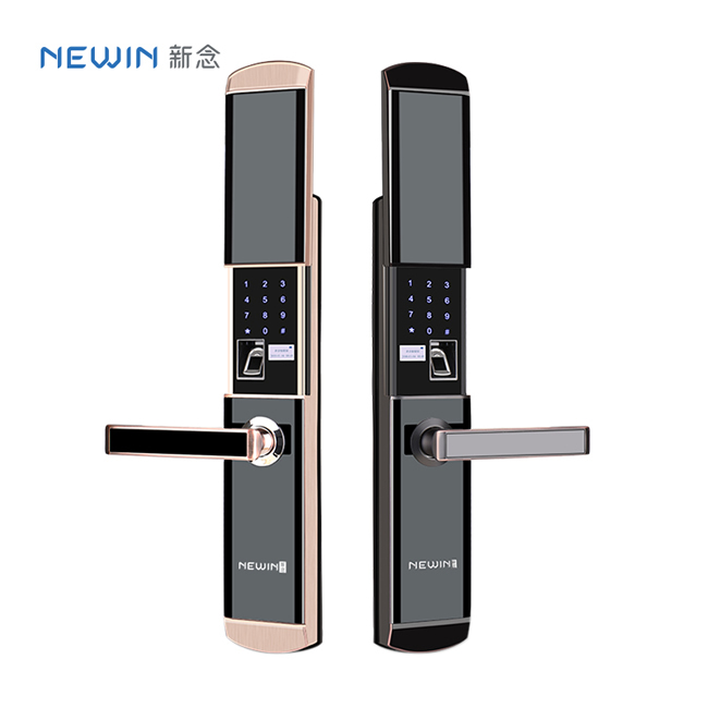 新念智能鎖 家用滑蓋指紋鎖密碼鎖刷卡鎖