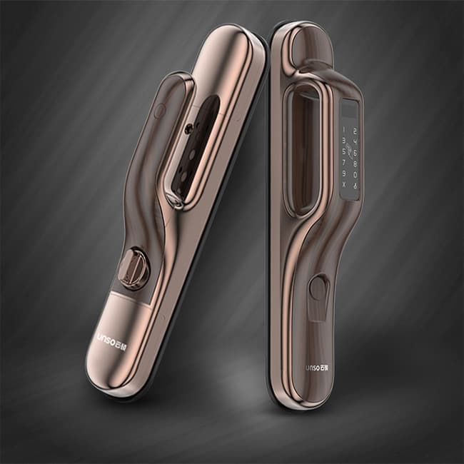 云碩智能鎖 全自動指紋鎖家用防盜門密碼鎖