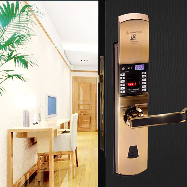 雅潔智能門鎖 AJ1021-01防盜大門密碼鎖戶外家用