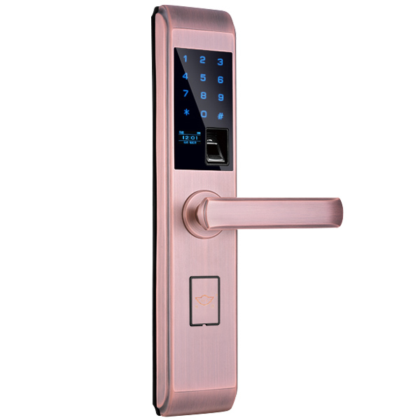 華鷹智能鎖 直板指紋鎖 家用防盜電子密碼鎖