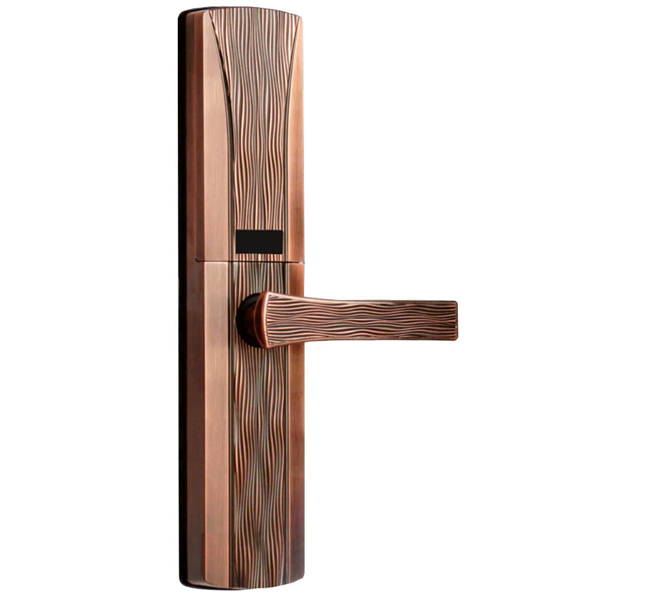 洪星華智能鎖 Z-08紅古銅指紋密碼智能鎖