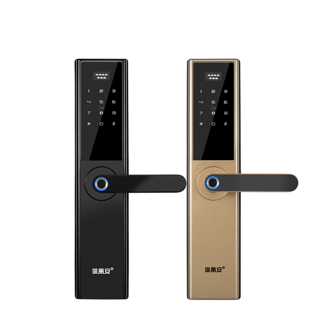 深麗安智能鎖 K1指紋鎖密碼鎖家用門鎖智能鎖