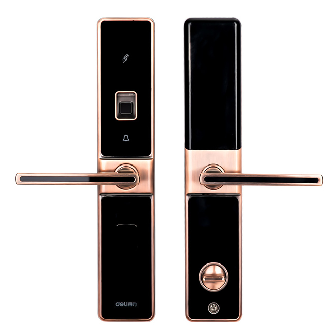 得力智能門鎖 辦公家用防盜門鎖智能刷卡磁卡鎖