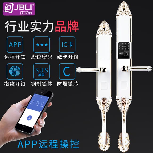 佳寶麗智能鎖 歐式智能家用防盜大門鎖