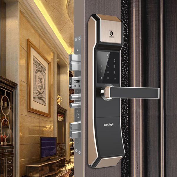 萬(wàn)廈福智能鎖 F7雙密碼智能鎖