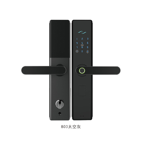 步安智能鎖 B03-太空灰直板指紋鎖
