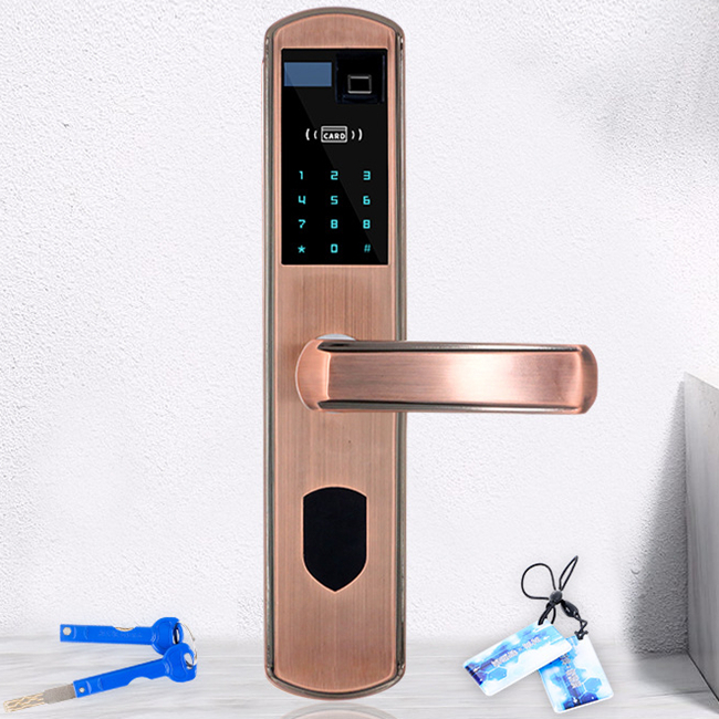 我愛我家智能鎖 直板智能指紋鎖