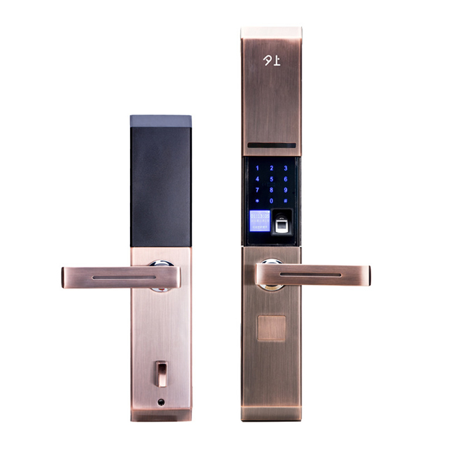 夕上智能鎖 A1家用防盜大門室內刷卡指紋門鎖