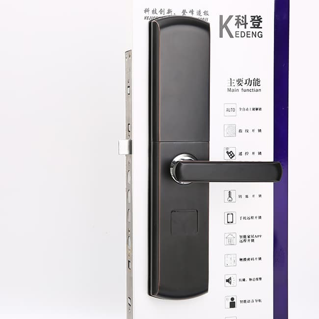科登智能鎖 半自動(dòng)滑蓋智能指紋鎖