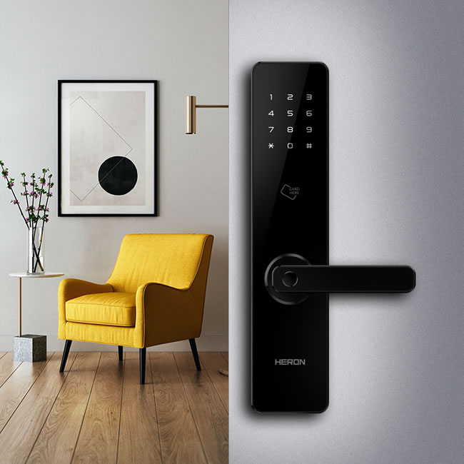 黑龍智能鎖 H7家用防盜門電子鎖指紋鎖