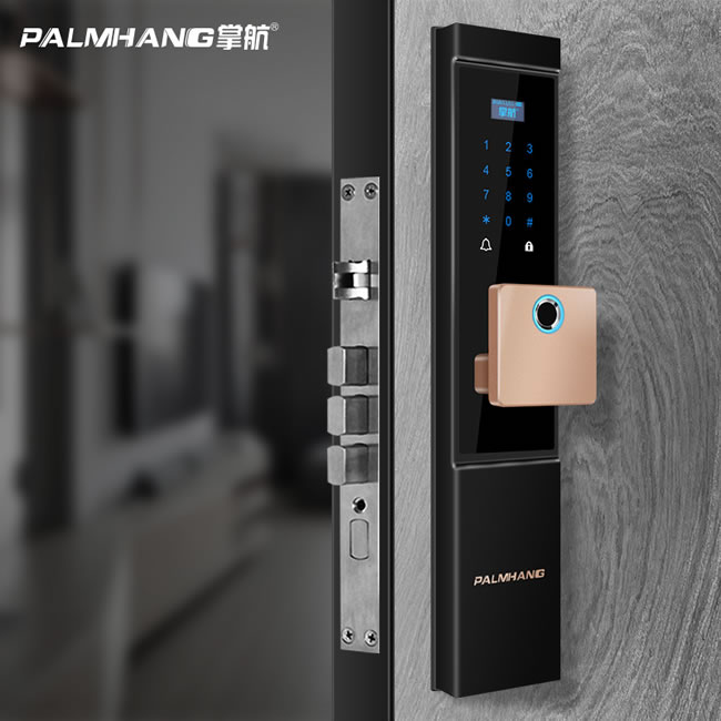 掌航智能鎖 S3全自動智能指紋鎖電子密碼鎖