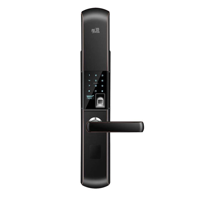 季源智能鎖 JY-10全自動滑蓋指紋密碼鎖