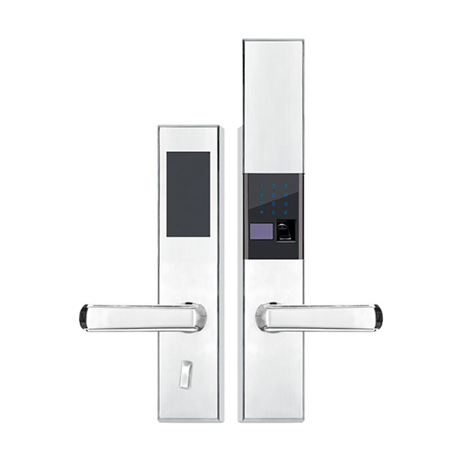 攀宇智能鎖 PY6005不銹鋼鋅合金指紋密碼鎖