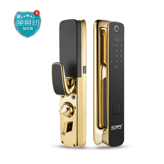 BPE智能鎖 A019全自動家用防盜門指紋鎖