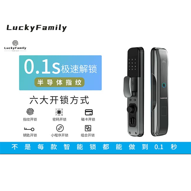 幸運(yùn)家智能鎖 鴻運(yùn)-007家用智能指紋門鎖