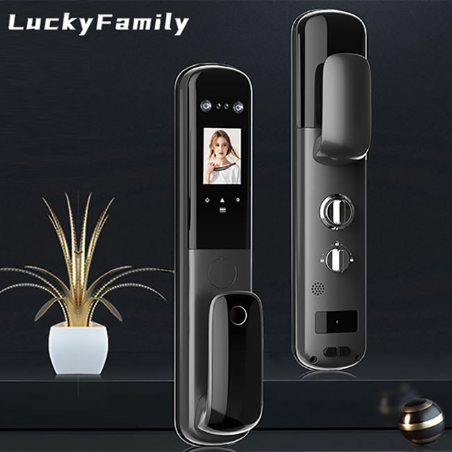 幸運(yùn)家智能鎖 鴻運(yùn)-016人臉識(shí)別全自動(dòng)智能鎖電子鎖