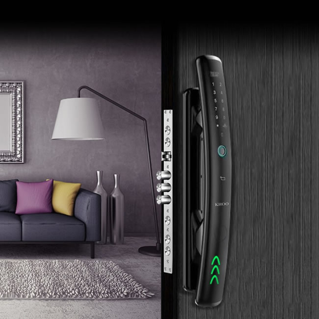 韓后智能鎖 KH-608全自動指紋鎖智能鎖